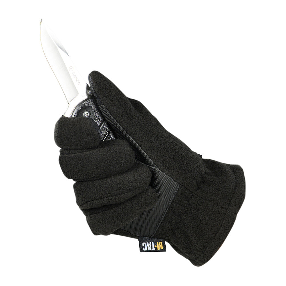 Mănuși Fleece Thinsulate M-Tac - Negre, Touchscreen