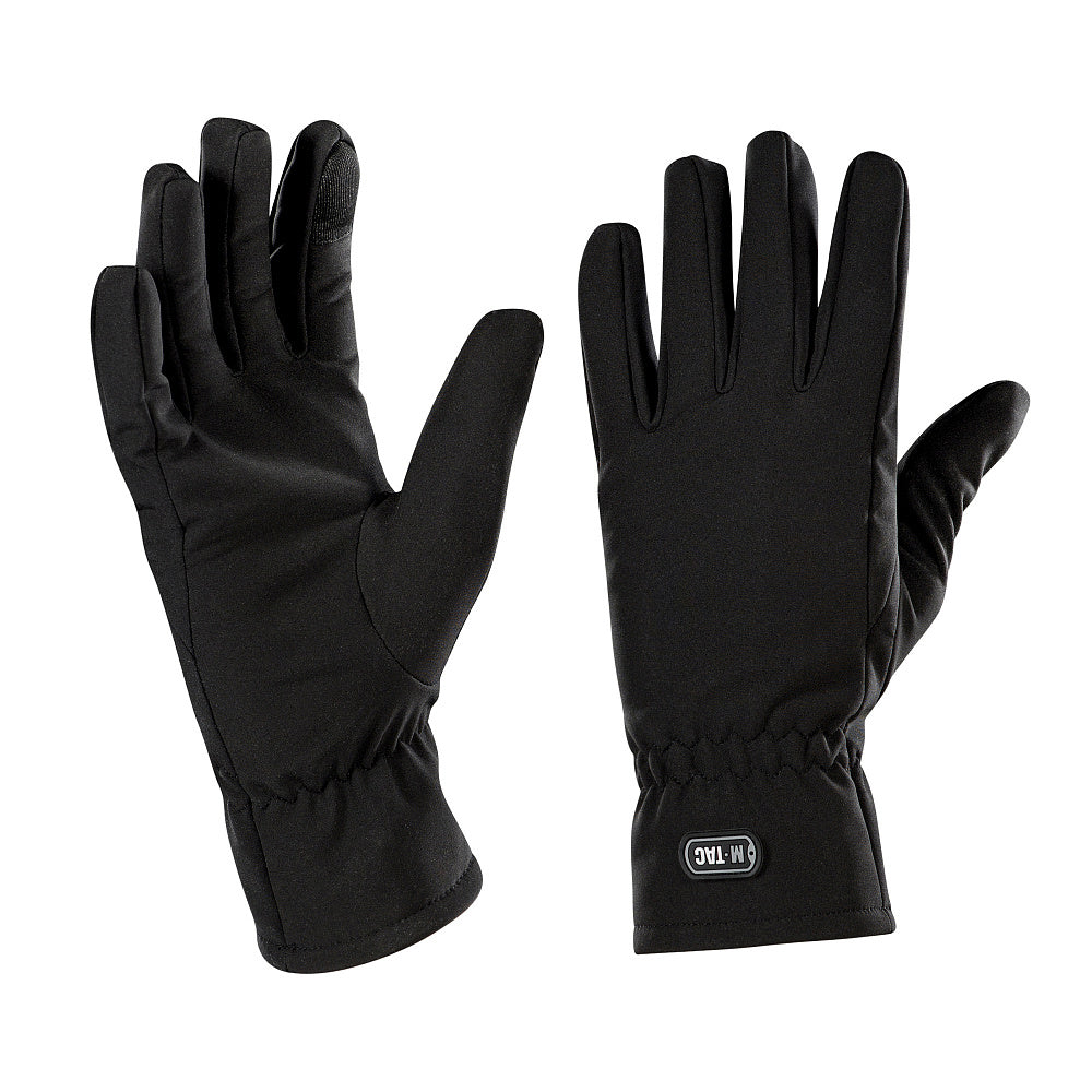Mănuși iarnă Soft Shell M-Tac - Negru, Cald și Rezistent