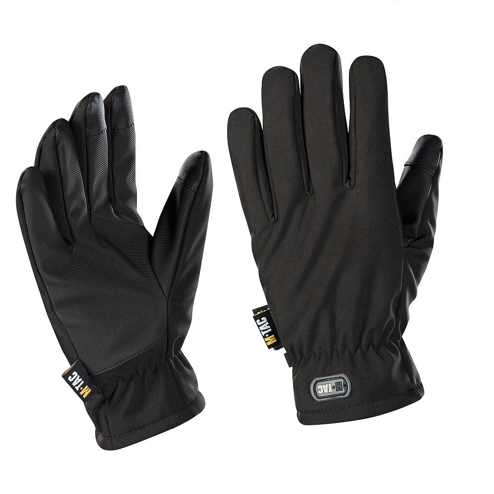 Mănuși Soft Shell Thinsulate M-Tac - Negre, Izolate Termic
