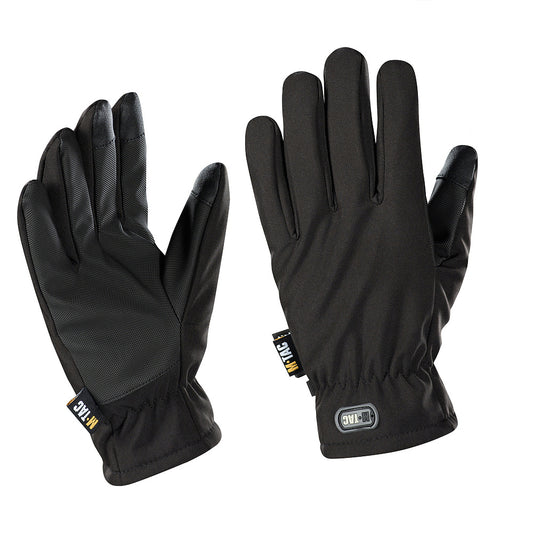 Mănuși Soft Shell Thinsulate M-Tac - Negre, Izolate Termic