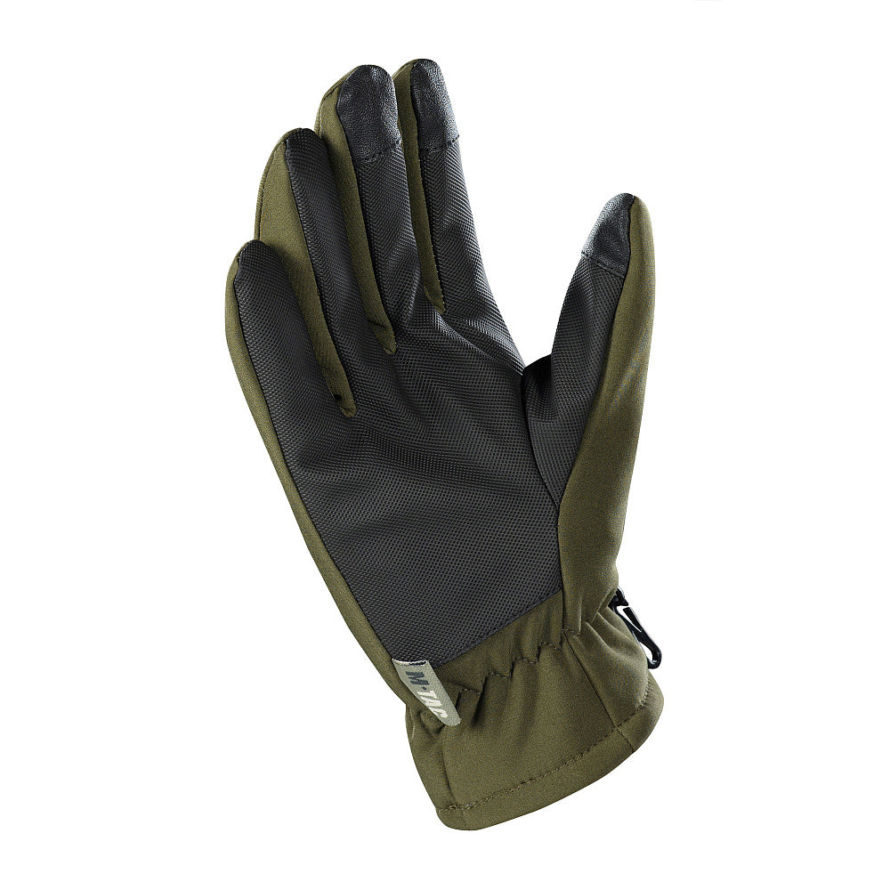 Mănuși Soft Shell Thinsulate M-Tac - Protecție Termică & Tactilă Olive