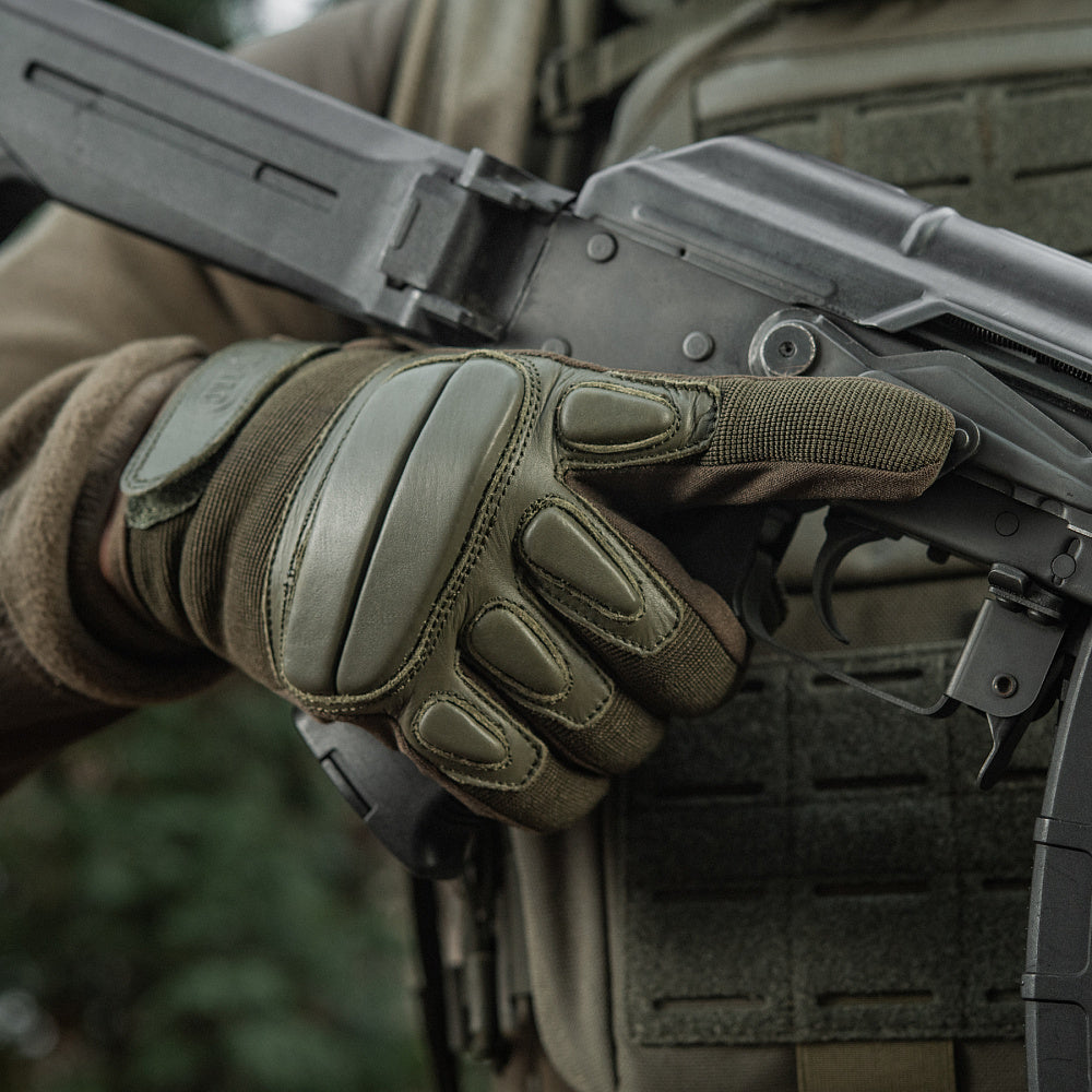 Mănuși Tactice Assault Mk.2 M-Tac - Olive, Protecție Integrată