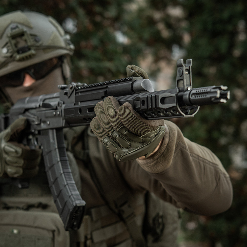 Mănuși Tactice Assault Mk.2 M-Tac - Olive, Protecție Integrată