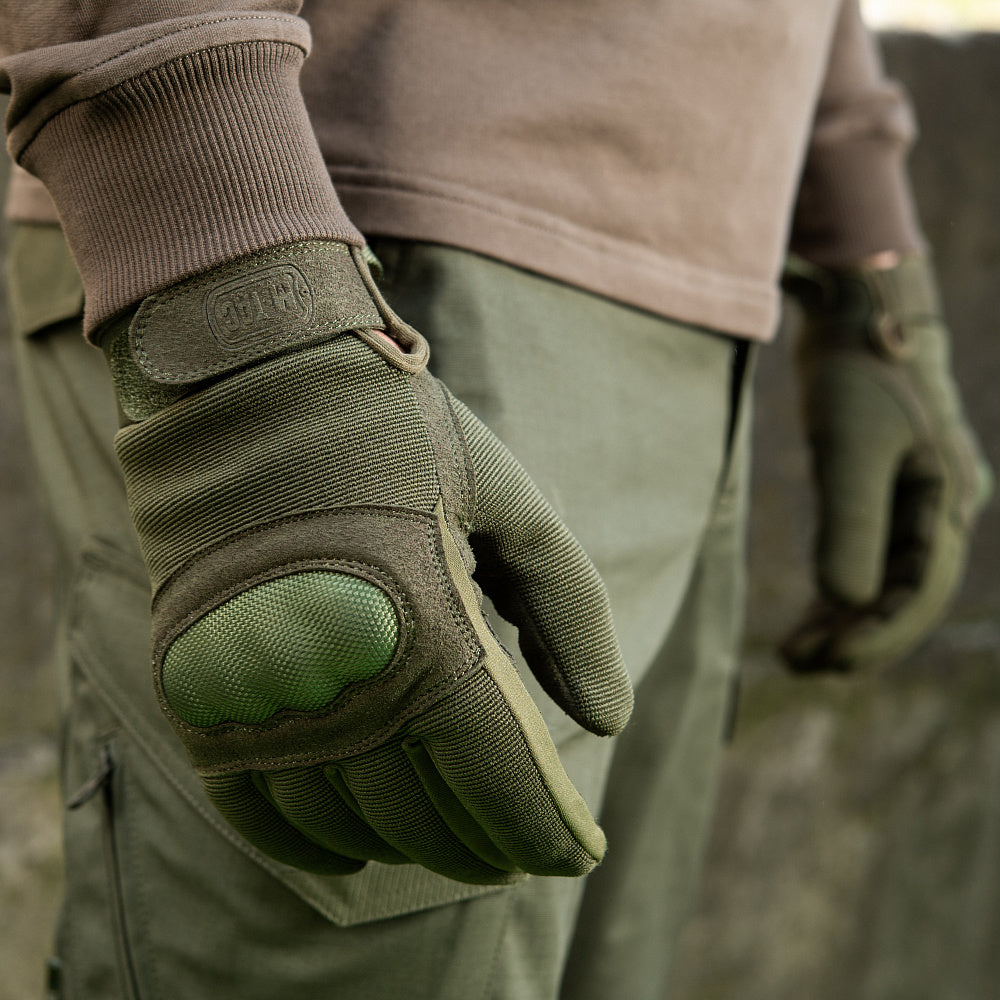 Mănuși Tactice M-Tac Assault Mk.3 Olive - Aderenta si Protectie