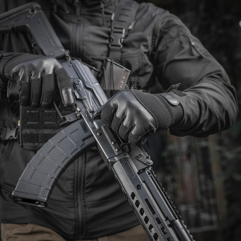 Mănuși Tactice Police Gen.2 M-Tac - Negru, Antiderapante