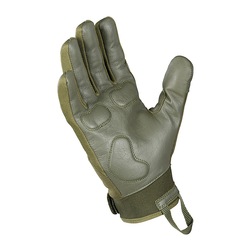 Mănuși Tactice Police Gen.2 M-Tac - Olive, Piele și Sintetic