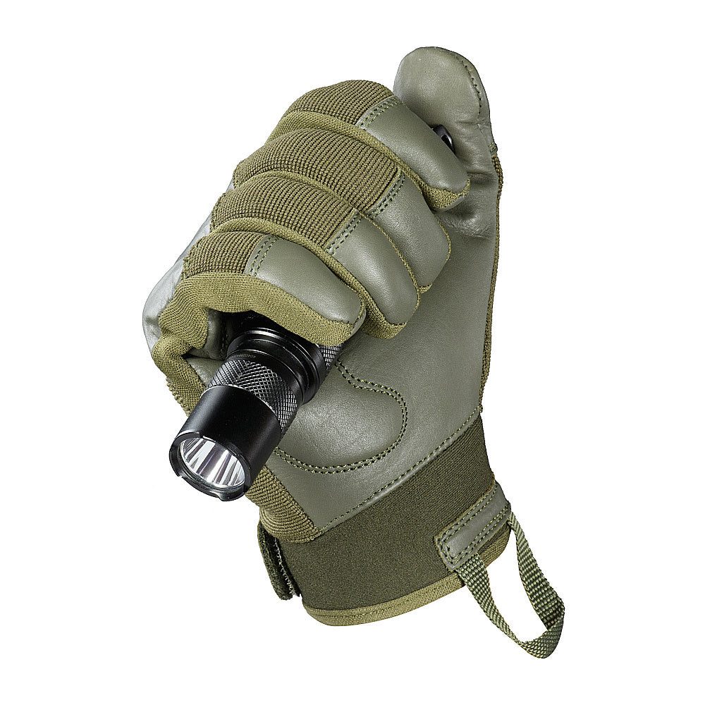Mănuși Tactice Police Gen.2 M-Tac - Olive, Piele și Sintetic