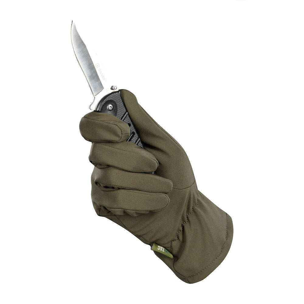 Mănuși Winter Soft Shell M-Tac - Protecție iarnă Olive