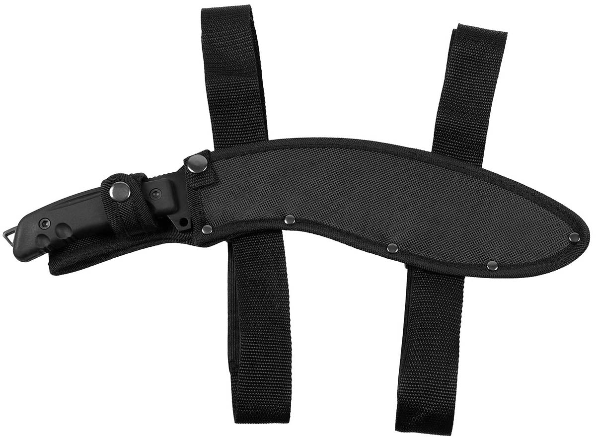 Macheta "Kukri" Negru MFH - Oțel 3Cr13, Lungime 40cm