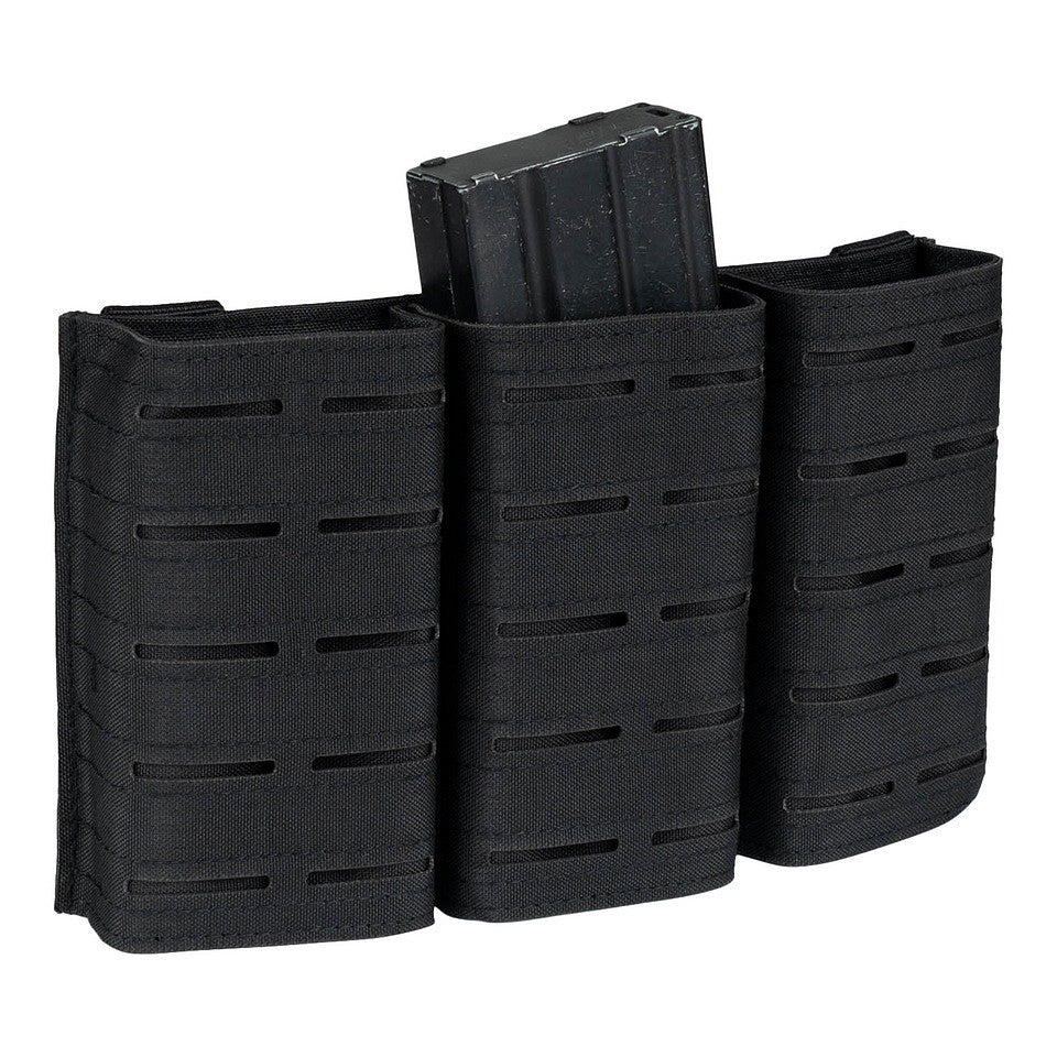 Mag Pouch Lasercut pentru QR Plate Carrier Negru - Acces Rapid & Reîncărcare Eficientă