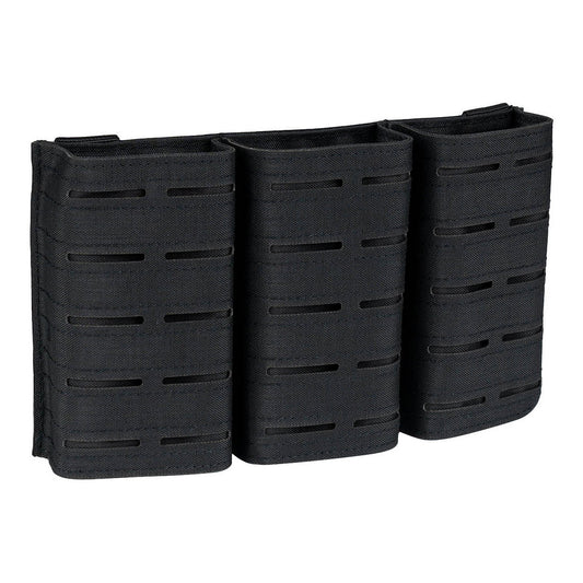 Mag Pouch Lasercut pentru QR Plate Carrier Negru - Acces Rapid & Reîncărcare Eficientă