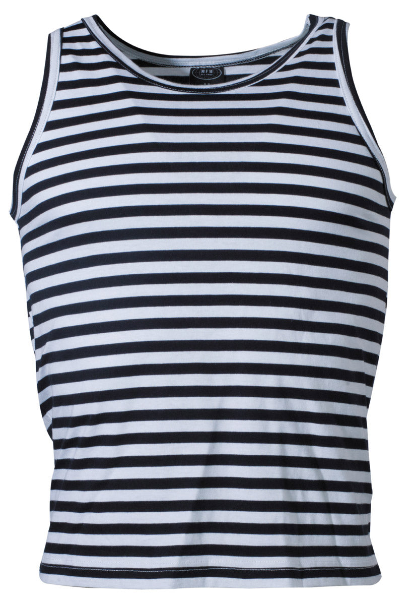 Maiou Marina Rusă Alb-Bleu MFH - 100% Bumbac, 160g/m²