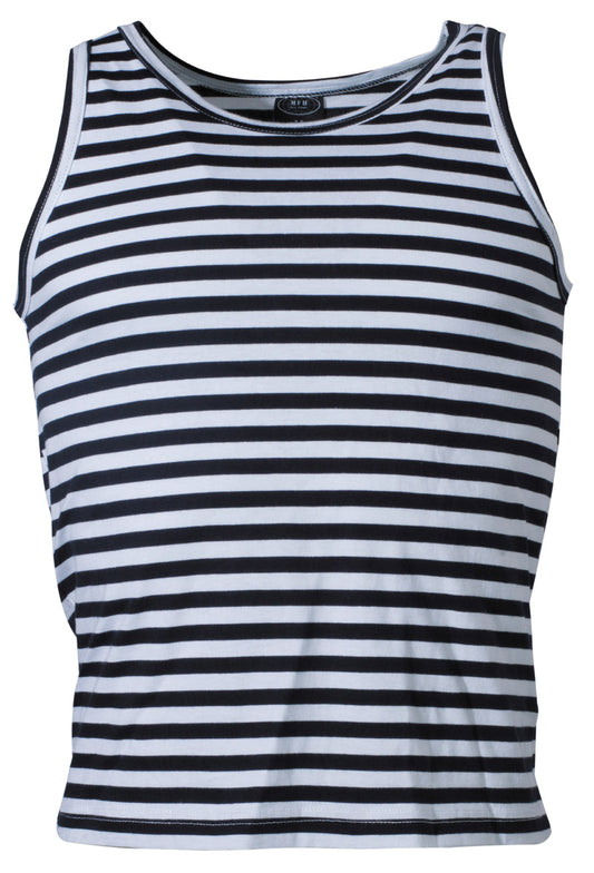 Maiou Marina Rusă Alb-Bleu MFH - 100% Bumbac, 160g/m²