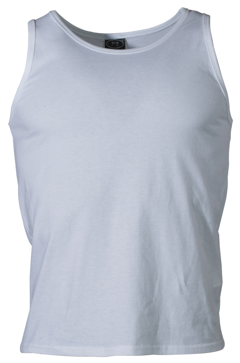 Maiou US Tank-Top Alb MFH - 100% Bumbac, 170 g/m²
