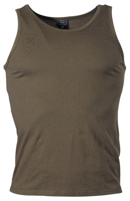 Maiou US Tank-Top Oliv MFH - 100% Bumbac, 170g/m²