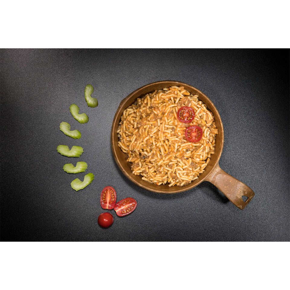 Mâncare Tactică Beef Spaghetti Bolognese 115g Tactical Foodpack - Energie Esențială Rapidă