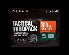 Mâncare Tactica Curry Chicken and Rice 100g Tactical Foodpack - Energie Rapidă și Gust Autentic