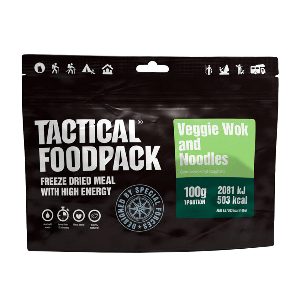 Mâncare Tactica Veggie Wok and Noodles Tactical Foodpack - Energie Robustă Rapidă