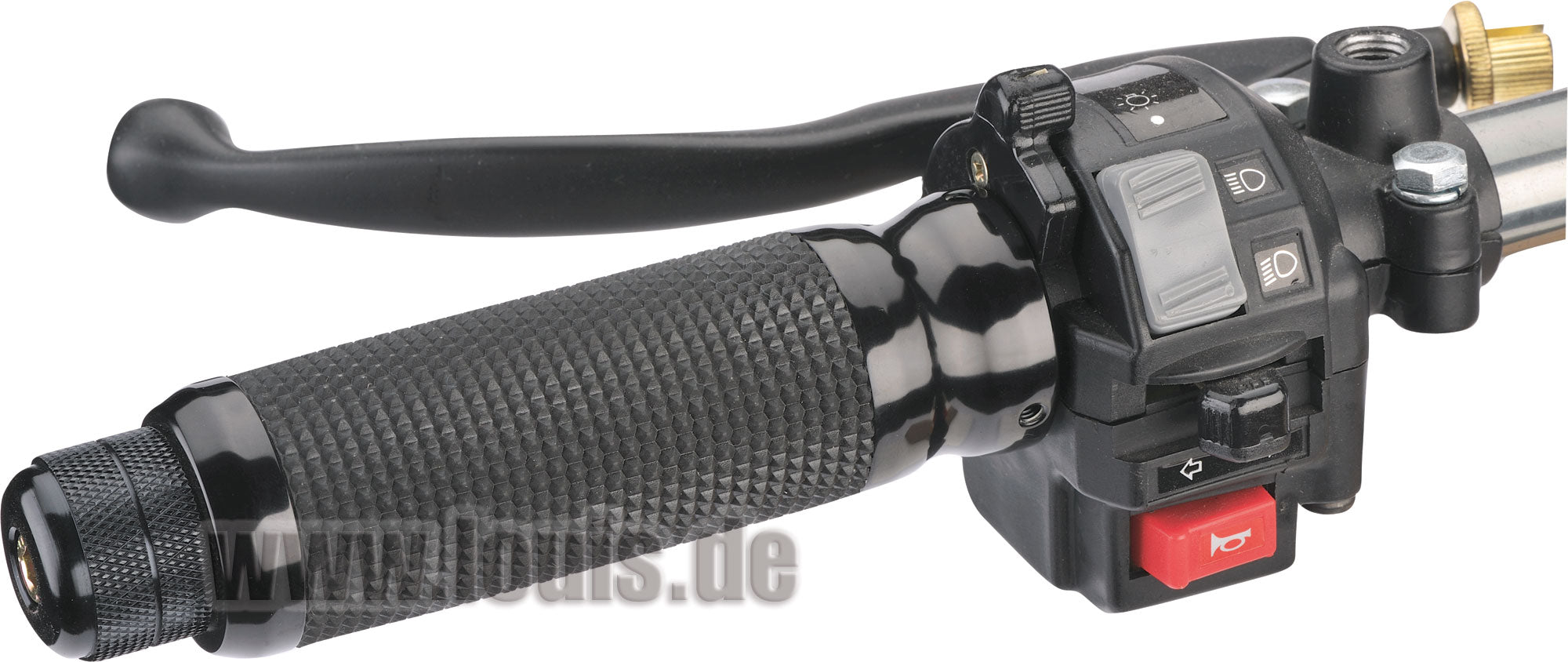 Manșoane Ghidon "Racing" Louis - Aluminiu CNC, Grip Sigur