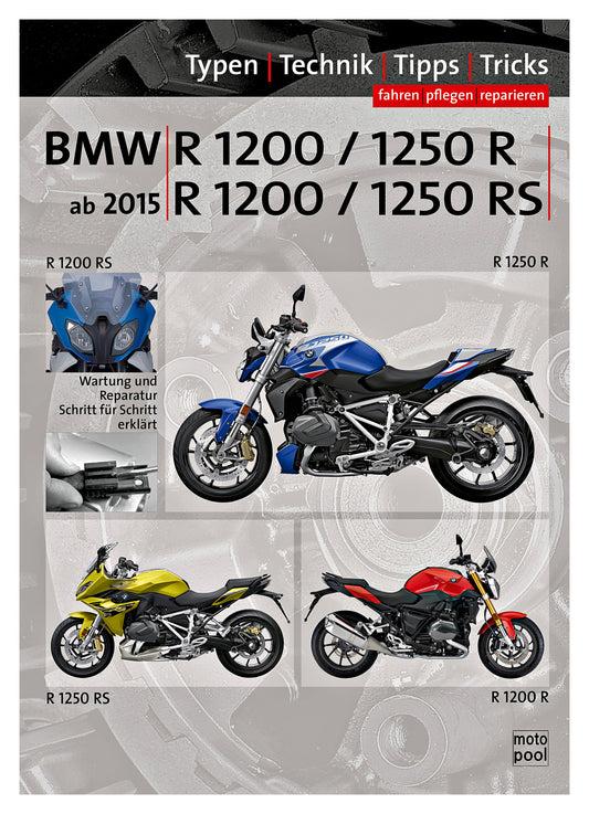 Manual Reparații BMW R1200/R1250R/RS motopool - Detaliat, Ilustrat