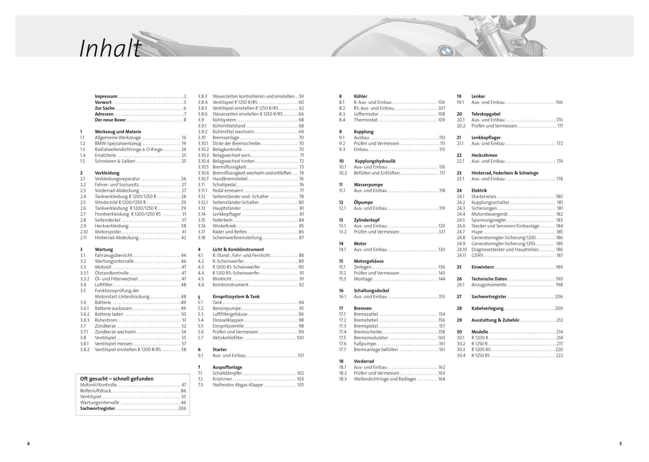 Manual Reparații BMW R1200/R1250R/RS motopool - Detaliat, Ilustrat
