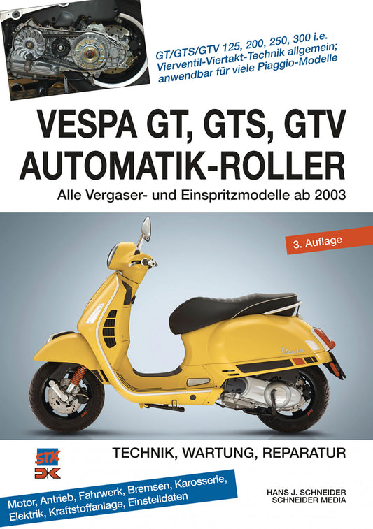 Manual Service Vespa GT, GTS, GTV 125-300 - Ghid Complet Întreținere