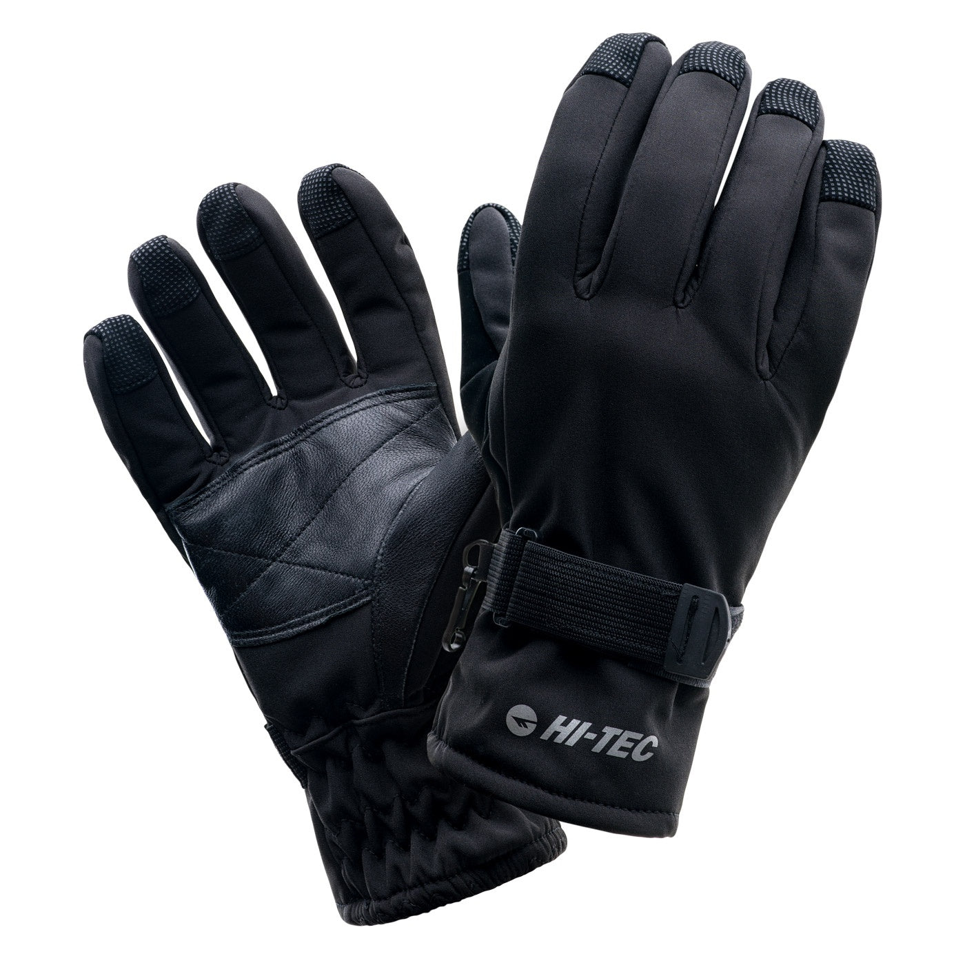 Mănuși Bărbați LANSA Hi-Tec - Softshell, Piele Naturală, Reflectorizante - 1