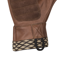 Mănuși Bushcraft Helikon-Tex Woodcrafter din Piele Bovidă Maro U.S.