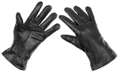 Mănuși cu Degete BW Lederhandschuhe Negru MFH - 100% Piele, Ajustabile