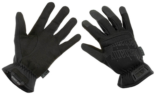 Mănuși cu degete FastFit Negre Mechanix - CoolPlus, Ripstop