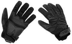 Mănuși cu degete M-Pact Negru Mechanix - Protecție Impact, Durabilitate