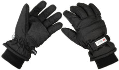 Mănuși cu Degete Negre MFH - 3M Thinsulate, Impermeabile