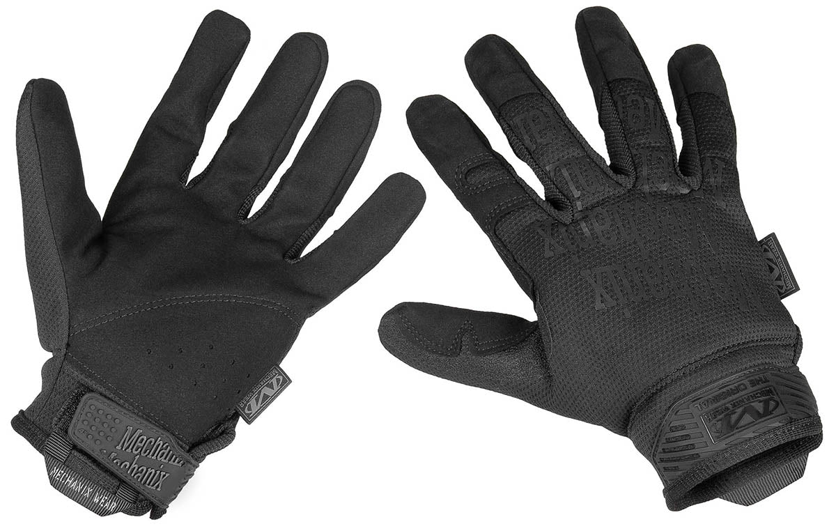 Mănuși cu degete Original Negre Mechanix - CoolPlus®, Lock Ring™