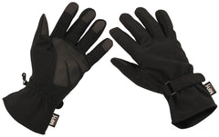 Mănuși Cu Degete Softshell Negre MFHProfessional - Rezistente la vânt și apă, Touchscreen