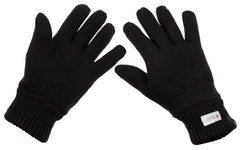 Mănuși cu degete Tricotate Thinsulate Negru MFH - 3M Thinsulate, Tricot Fin