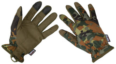 Mănuși cu Degete Ușoare Flecktarn MFHProfessional - Touchscreen, Respirabile