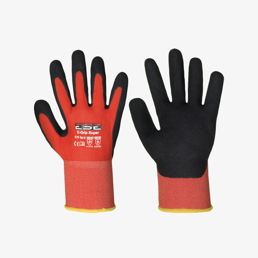 Mănuși de nitril rezistente la căldură E-Grip Super 10PACK Safety Jogger