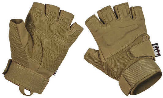Mănuși Fără Degete Tactice Pro Coyote MFH Professional - Aderență, Uscare Rapidă