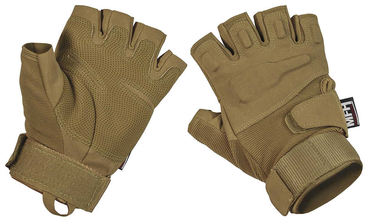 Mănuși Fără Degete Tactice Pro Coyote MFHProfessional - Aderență, Uscare Rapidă