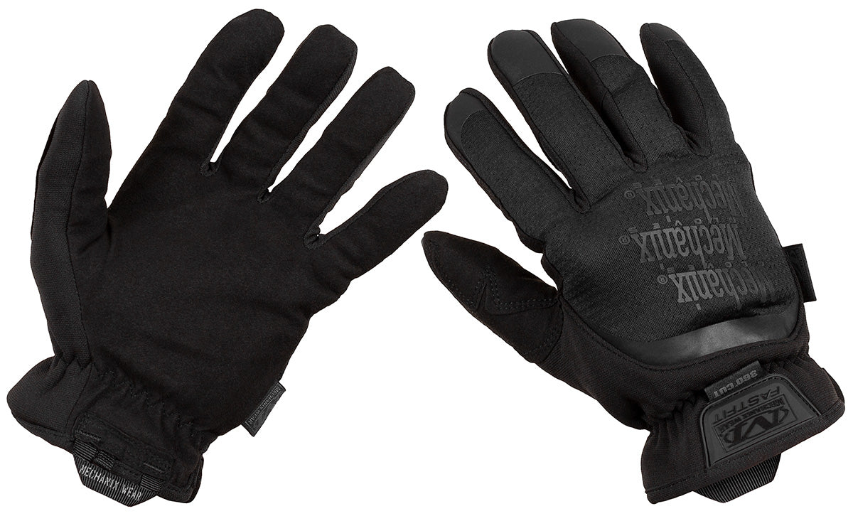 Mănuși FastFit Covert D4-360 Negru Mechanix - Rezistente la tăieturi, Touchscreen