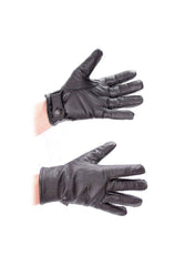 Mănuși Germane Căptușite din Piele – BLACK – Stil Clasic, Confort Termic