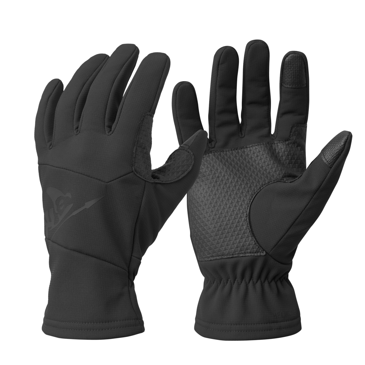 Mănuși Helikon-Tex Lizard Grip Softshell Negre