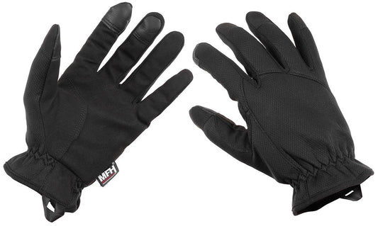Mănuși Lightweight Negre MFHProfessional - Ușoare, Touchscreen
