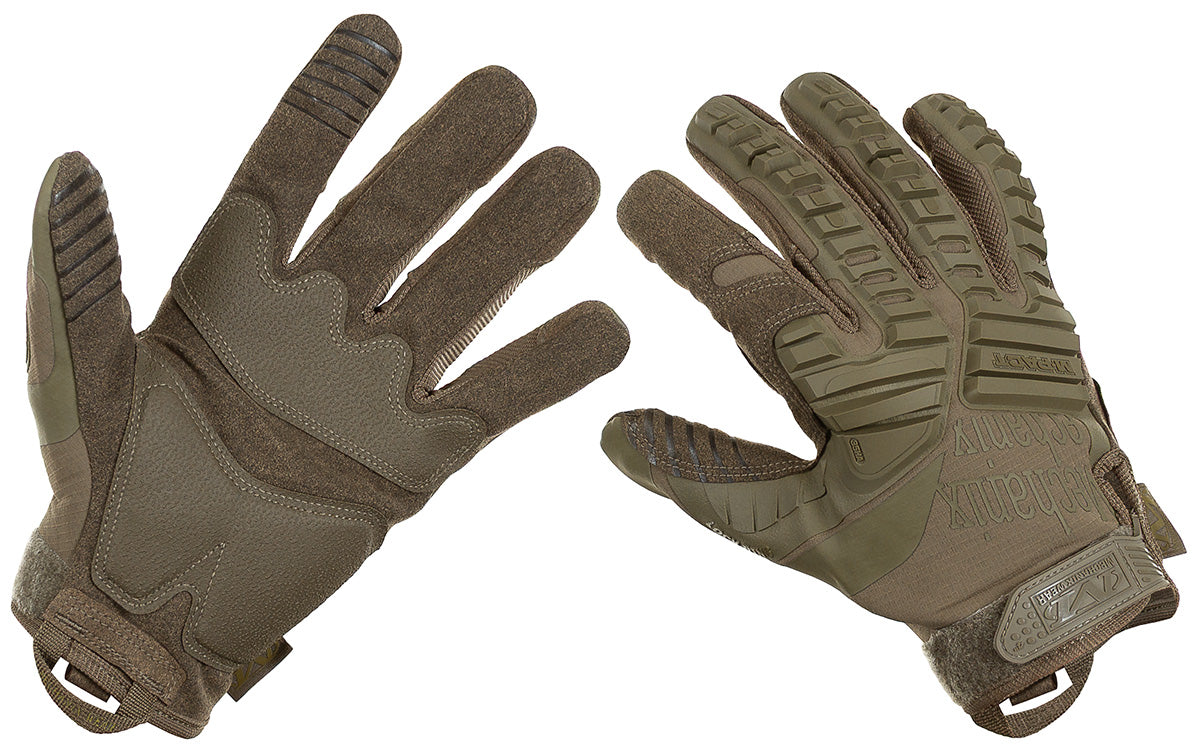 Mănuși M-Pact Oliv Mechanix - Protecție Impact, Durabile