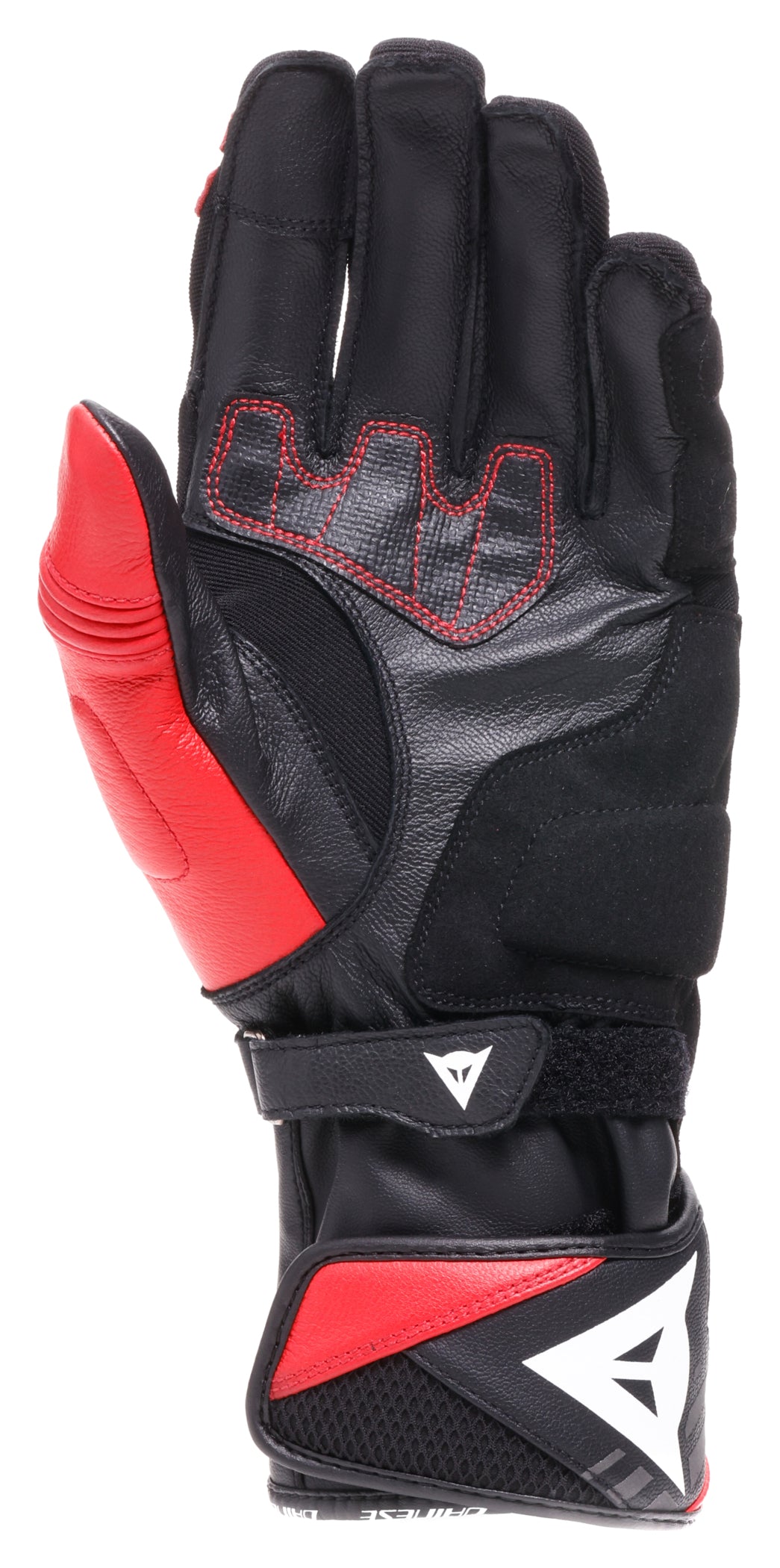Mănuși Moto Dainese Reacto Carbon Lang - Protecție Carbon, Piele