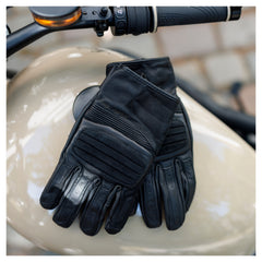 Mănuși Moto DL-GM-7 Louis - Piele, Touchscreen, Protecții