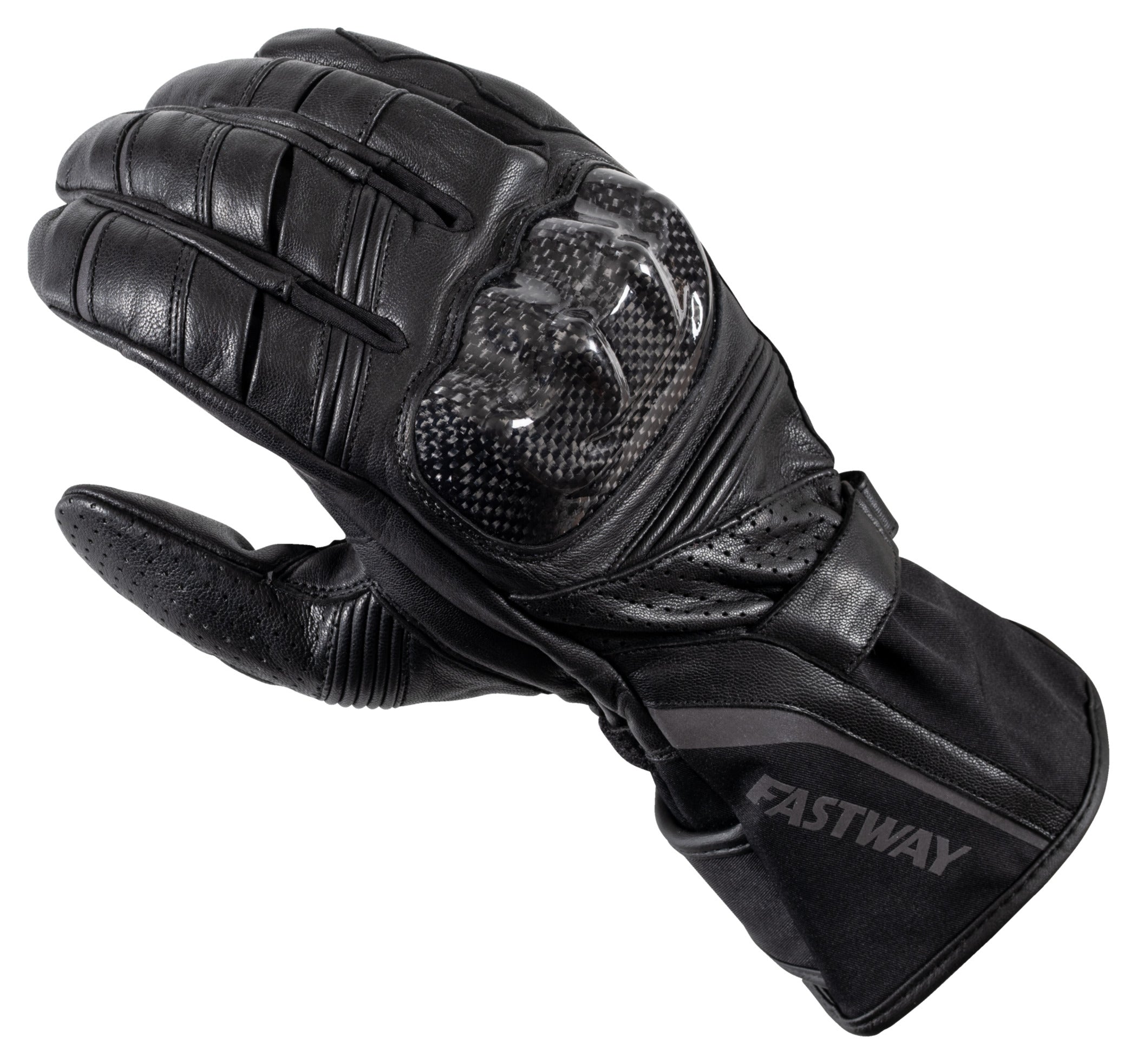 Mănuși Moto Fastway H-2203 - Protecție Carbon, Piele Capră