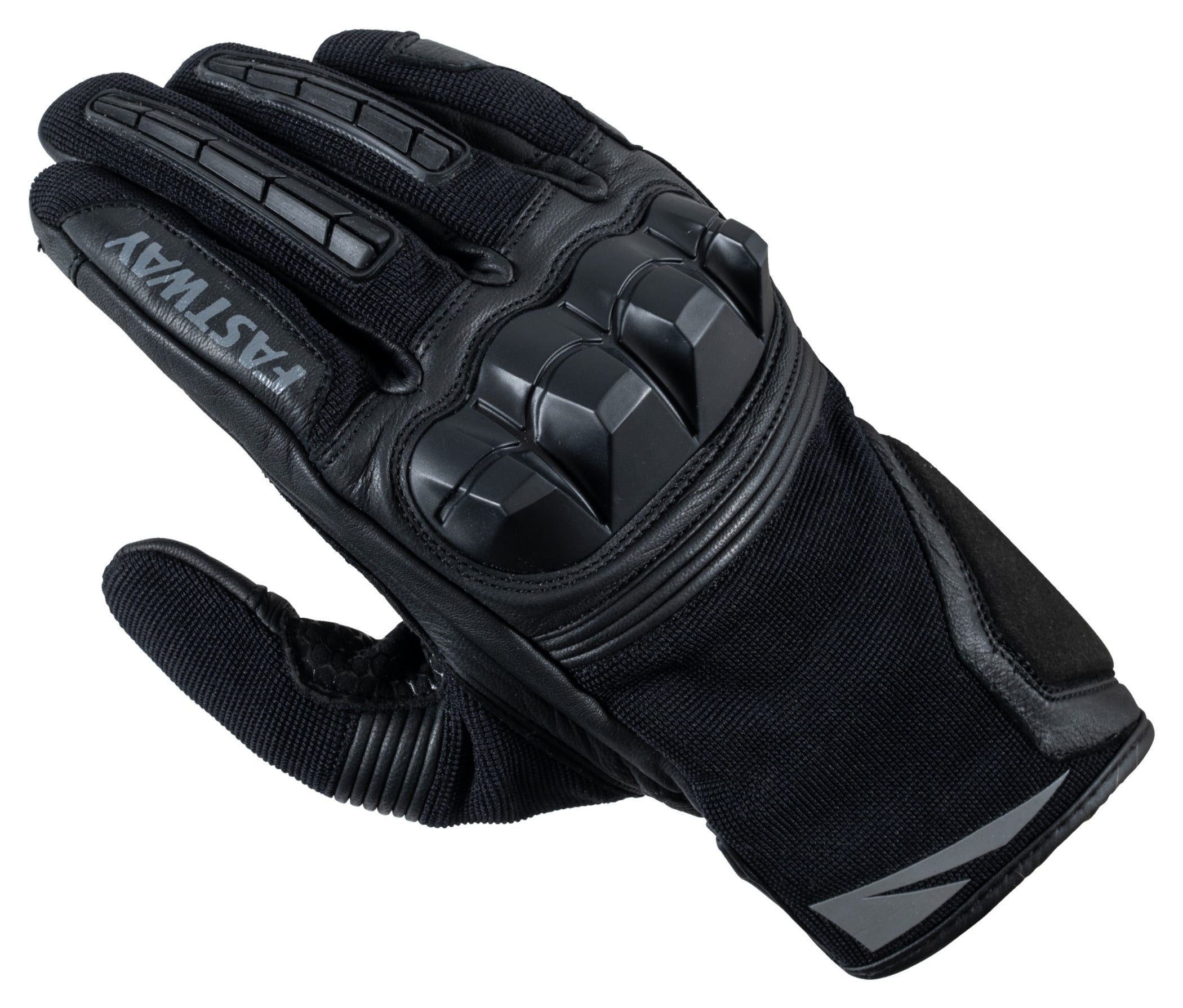 Mănuși Moto Fastway H-2502 - Piele, Protecții TPU, Touchscreen