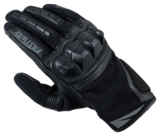 Mănuși Moto Fastway H-2502 - Piele, Protecții TPU, Touchscreen