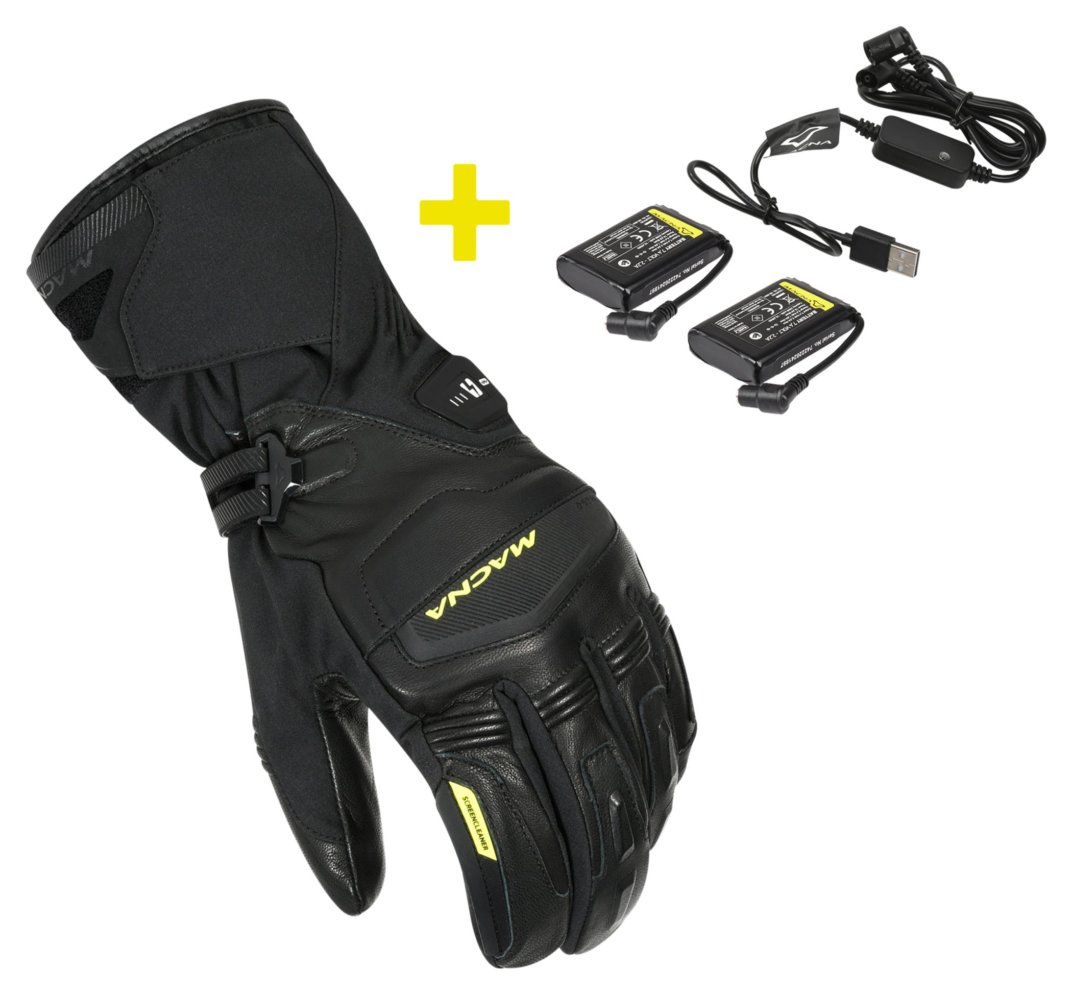 Mănuși Moto Încălzite Azra RTX Macna - Dual Power, Impermeabile